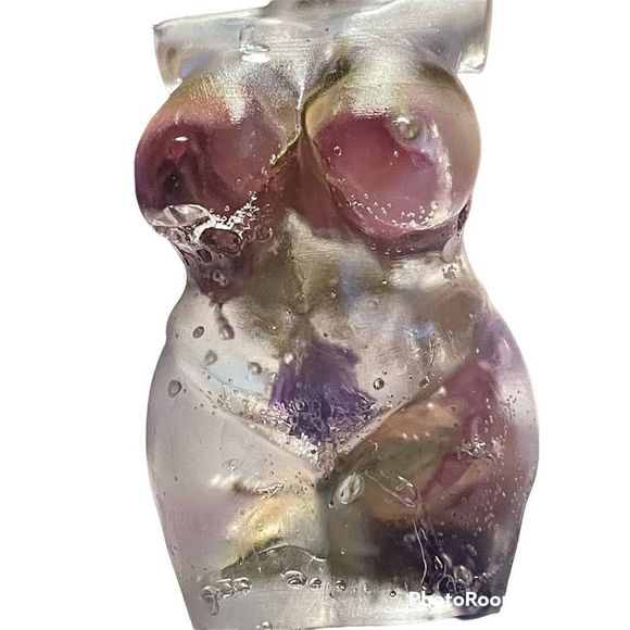 Handmade flower goddess statue - Picture 4 of 8